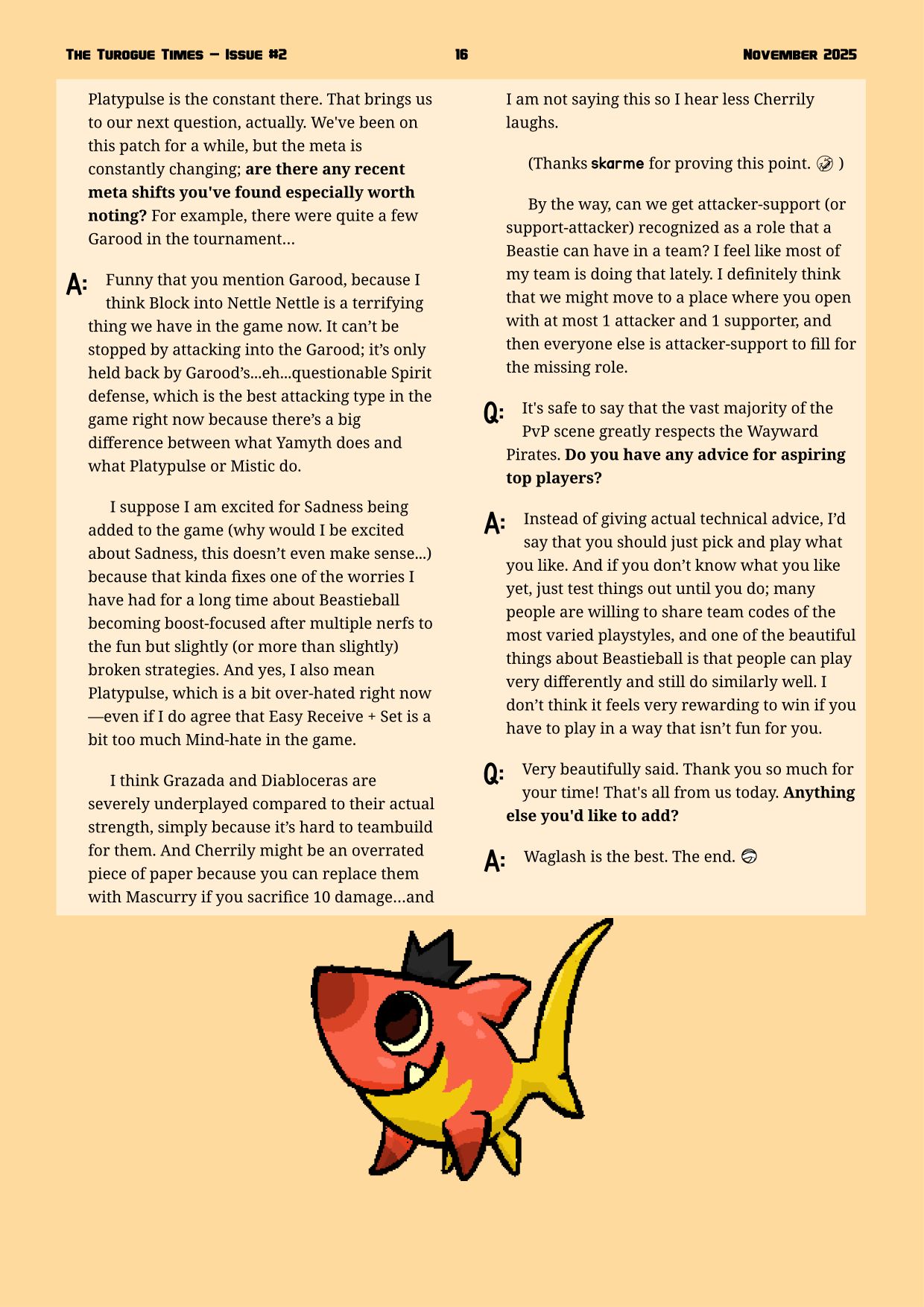 Page 16. Interview with Dino by kim